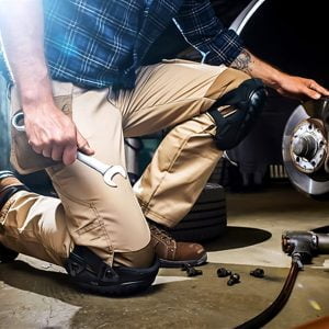 Set nakolenčnikov za oblaganje tal z gelom dvojno zapenjanje