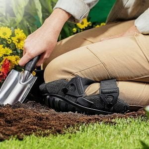 Set nakolenčnikov za oblaganje tal z gelom dvojno zapenjanje