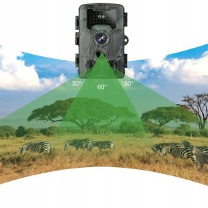 Brezžična prenosna lovska kamera LCD 36Mpx FULL HD