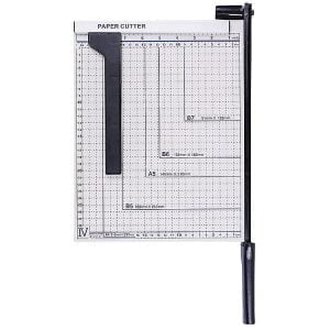 Kovinski rezalnik za rezanje papirja in folije do 10 listov A4