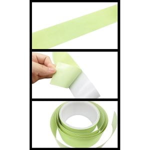 Samolepilni fluorescentni trak 3cm svetleč v temi 5m