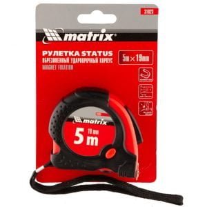 5m tračni meter 19mm z magnetom gumiran