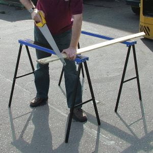 Set dveh kovinskih mizarskih stolic gradbene koze do 250kg