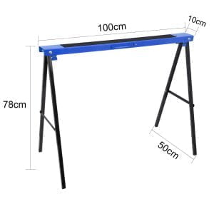 Set dveh kovinskih mizarskih stolic gradbene koze do 250kg