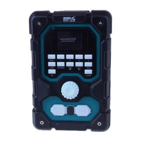 Akumulatorski gradbeni radio z DAB+, Bluetooth, USB in LCD