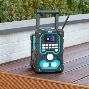 Sas+all PRO 18V akumulatorski gradbeni radio DAB+ Bluetooth