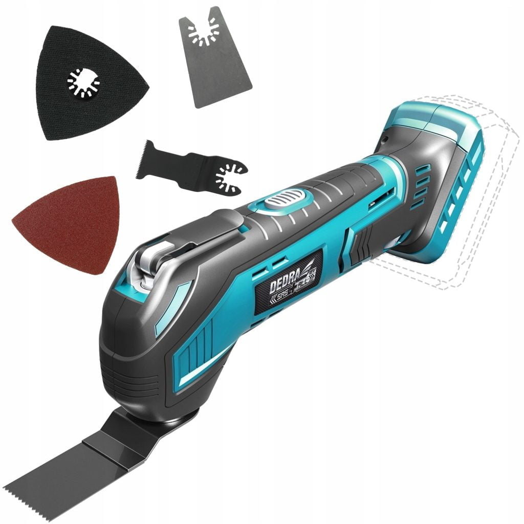 Sas+all PRO 18V akumulatorsko oscilacijsko večnamensko orodje + nastavki