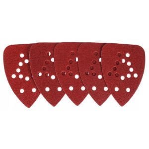 5x Trikotni brusni papir 140x140x93mm P40 13 A visual element for the page