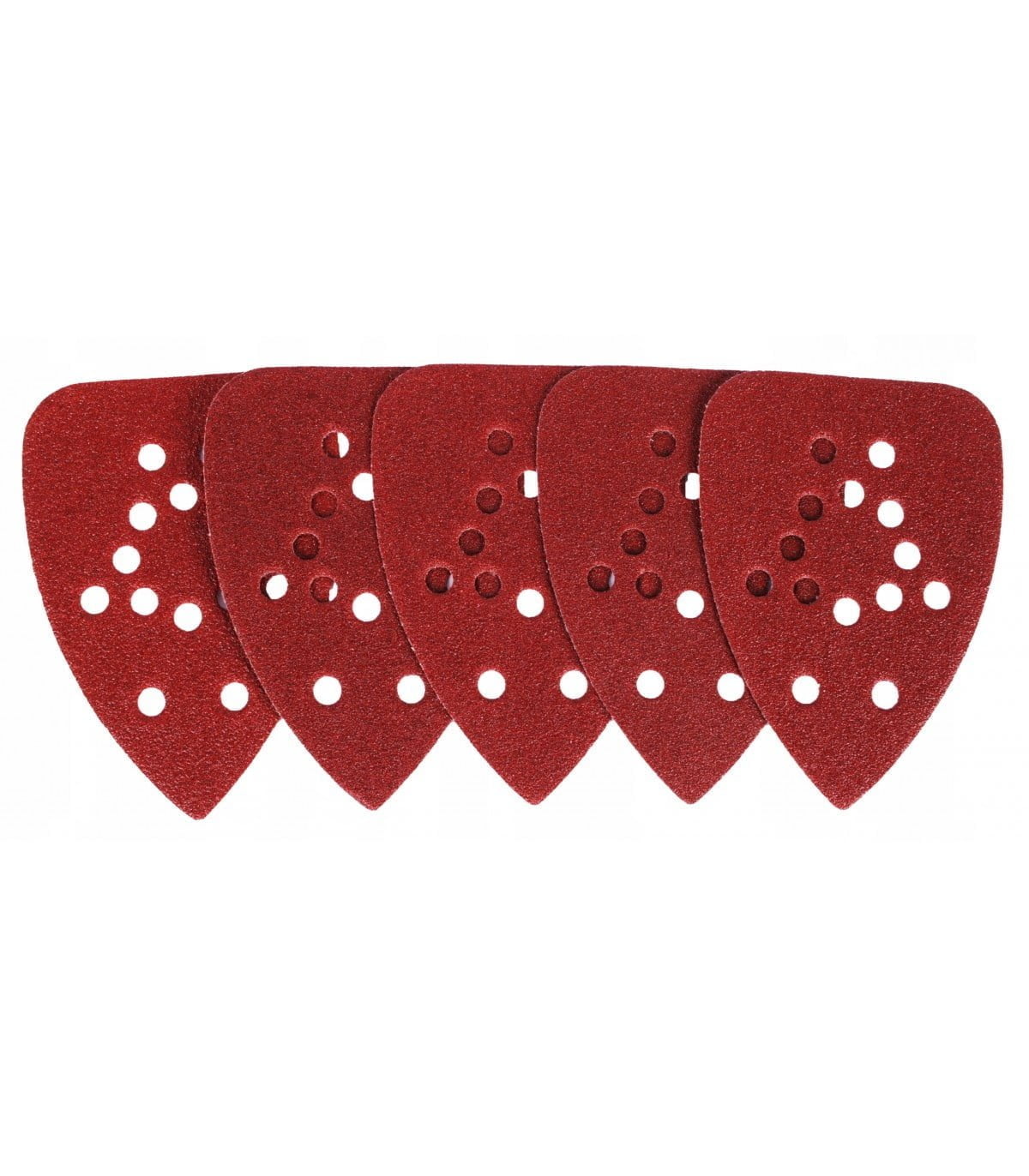 5x Trikotni brusni papir 140x140x93mm P40 7 A visual element for the page