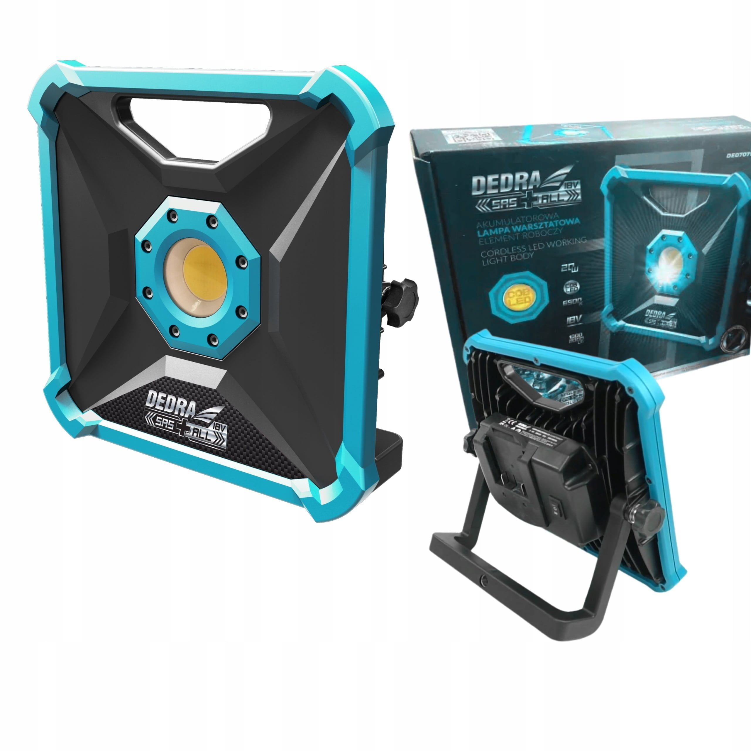 Sas+all PRO 18V akumulatorska LED COB delavniška svetilka 20W 6500K 13 Sas+all PRO 18V akumulatorska LED COB delavniška svetilka 20W 6500K - slika 11