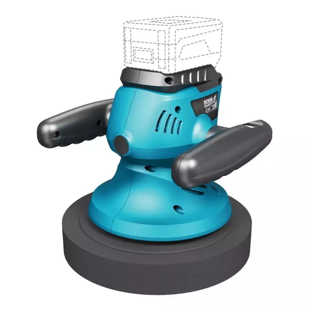 Sas+all PRO 18V brezkrtačni akumulatorski ekscentrični rotacijski polirnik 250mm