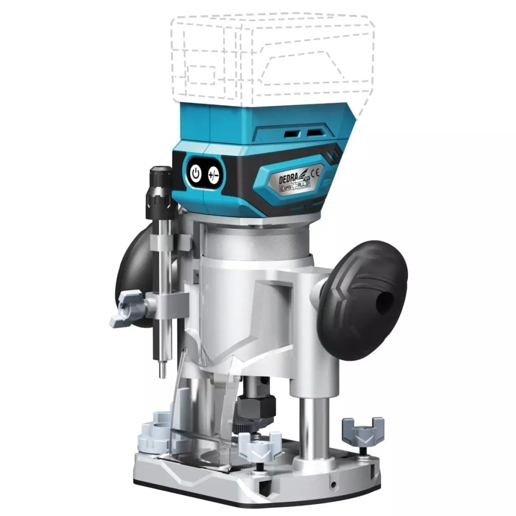 Sas+all PRO 18V akumulatorski brezkrtačni namizni nadrezkar rezkalnik 6 ali 8mm AKCIJA