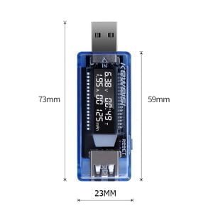 Digitalni LCD tester USB 3.0 4v1