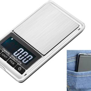 Digitalna mini LCD žepna tehtnica osvetljena 0,01-500g