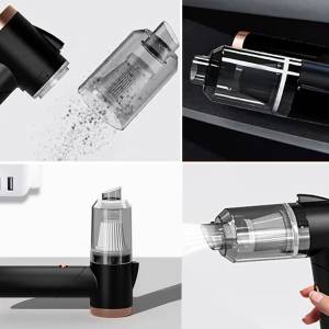Akumulatorski zložljiv HEPA avtomobilski sesalnik brez vrečke 2000mAh USB