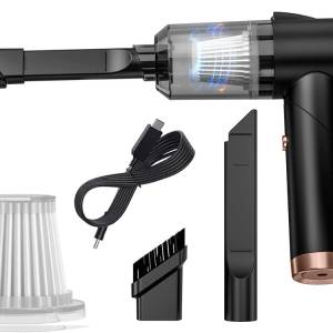 Akumulatorski zložljiv HEPA avtomobilski sesalnik brez vrečke 2000mAh USB