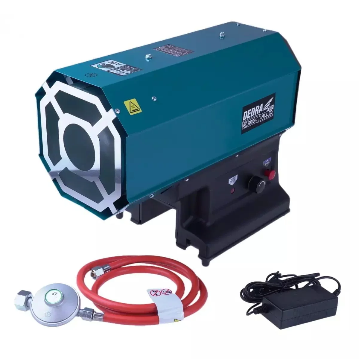 Sas+all PRO 18V 230V plinski grijač na baterije 20kW - slika 10