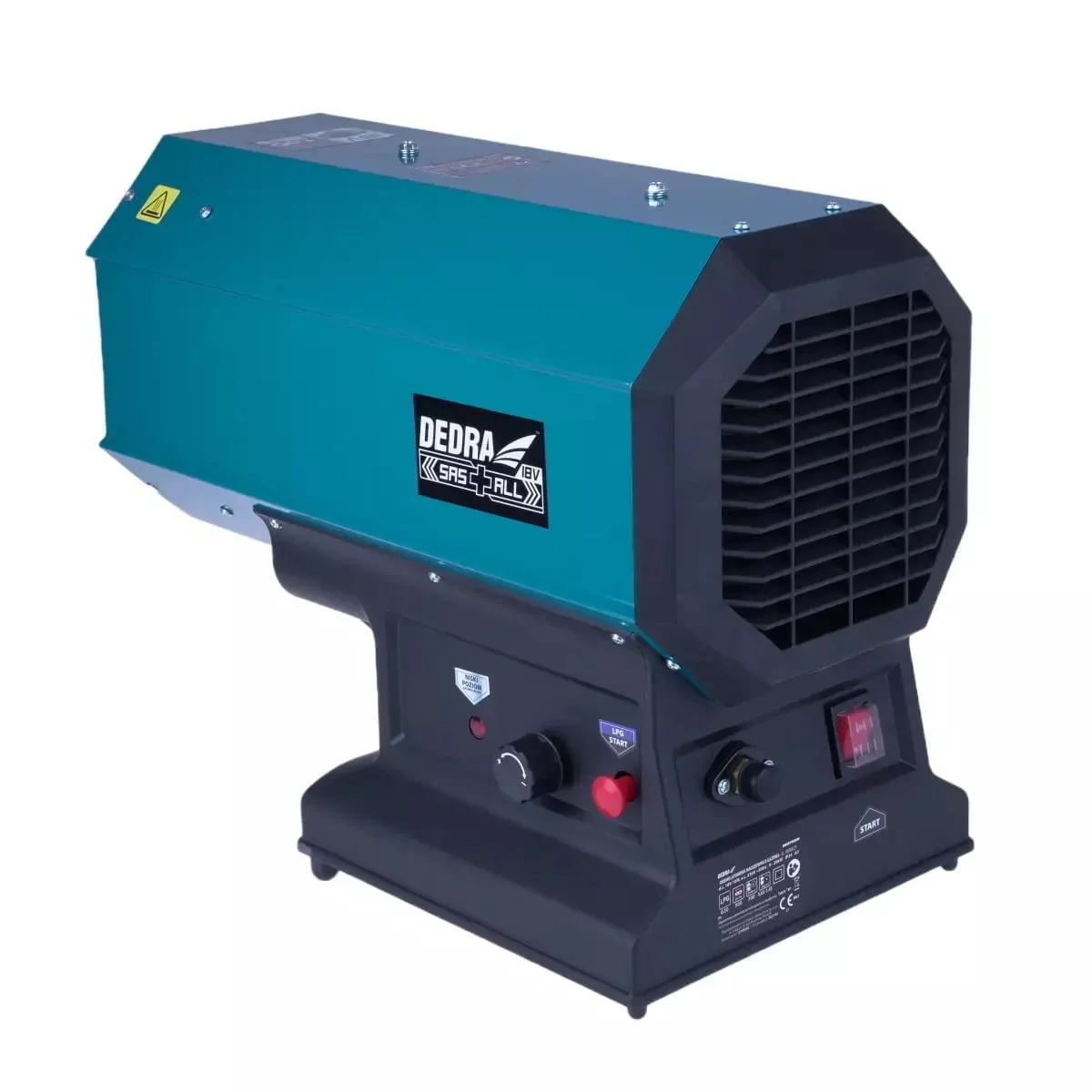 Sas+all PRO 18V 230V plinski grijač na baterije 20kW - slika 7