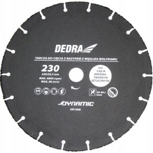 Univerzalna volframova karbidna rezalna plošča za les in plastiko 230x22,2mm