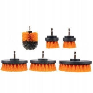 22 delni set HEX čistilnih krtač in 100mm velcro disk za poliranje 21 22 delni set HEX čistilnih krtač in 100mm velcro disk