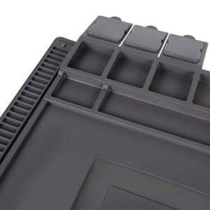 Servisna antistatična silikonska spajkalna podloga 30x40cm in organizator