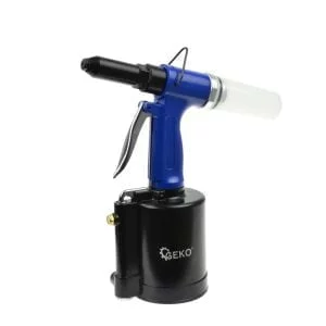 a blue and black spray gun