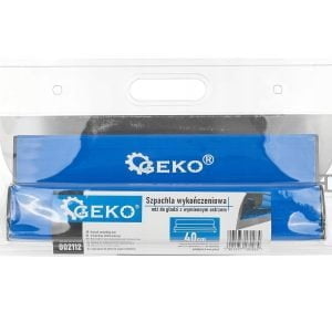 a blue rectangular object in a plastic bag