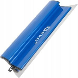 a blue and silver rectangular object