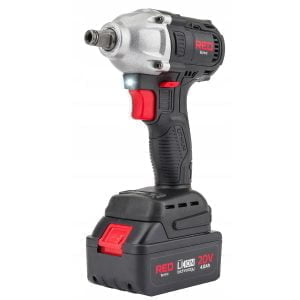 Set 20V aku. brezkrtačni udarni vijačnik 380Nm 1/2" 2x4Ah Li-ion LED + nastavki AKCIJA