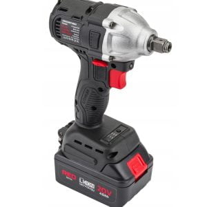 Set 20V aku. brezkrtačni udarni vijačnik 380Nm 1/2" 2x4Ah Li-ion LED + nastavki AKCIJA