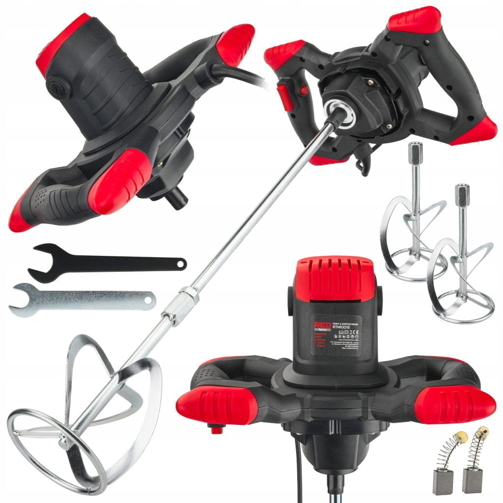 2650W električni mešalnik malte in lepil + 2x mešalnik M14 120mm