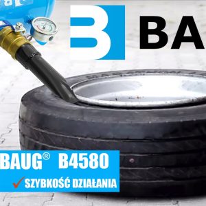 Booster polnilec za pnevmatike z manometrom 40L zračni top