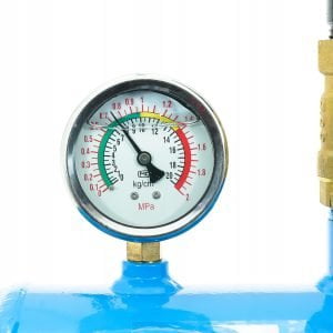 Booster polnilec za pnevmatike z manometrom 40L zračni top