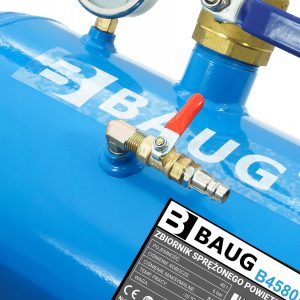 Booster polnilec za pnevmatike z manometrom 40L zračni top