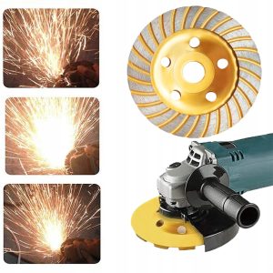 Set segmentirana diamantna + TURBO plošča za brušenje betona 125mm AKCIJA