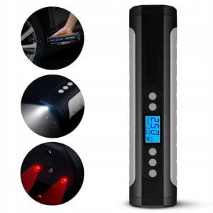 80W akumulatorski prenosni LCD kompresor LED 10Bar