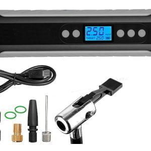 80W akumulatorski prenosni LCD kompresor LED 10Bar