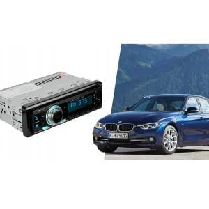 1DIN 12V LCD FM Autoradio 4x55W 2x USB Bluetooth SD + Fernbedienung RENEW FORCE SALE