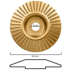 Komplet 3 brusnih plošč za poliranje lesa 100mm volframov karbid