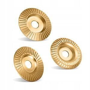 Komplet 3 brusnih plošč za poliranje lesa 100mm volframov karbid