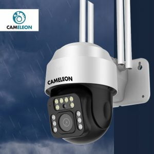 2MPx WIFI brezžična vrtljiva nadzorna kamera 2MP FULL HD LED bela