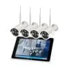 Set od 4x WIFI IR LED bežične kamere za video nadzor + LCD monitor 3Mpx 1536P IP66 C210 Tuya