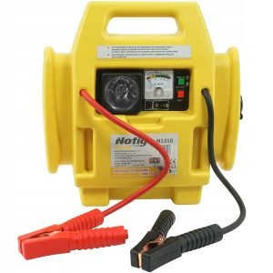 4v1 LED 12V booster 900A zaganjalec Jump Starter polnilec in kompresor 19 a yellow battery charger with a red cable