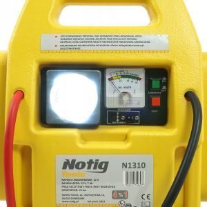 4v1 LED 12V booster 900A zaganjalec Jump Starter polnilec in kompresor 23 a yellow tool with a light on it