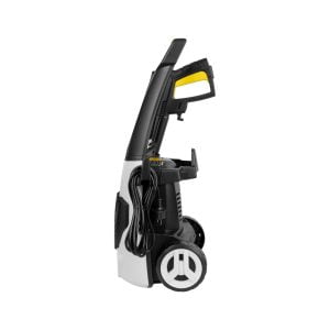 a black and white pressure washer