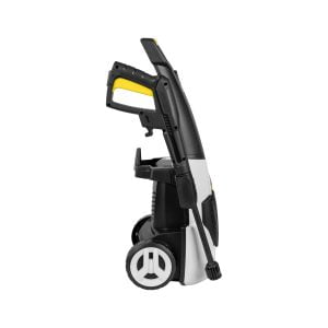 a black and white pressure washer