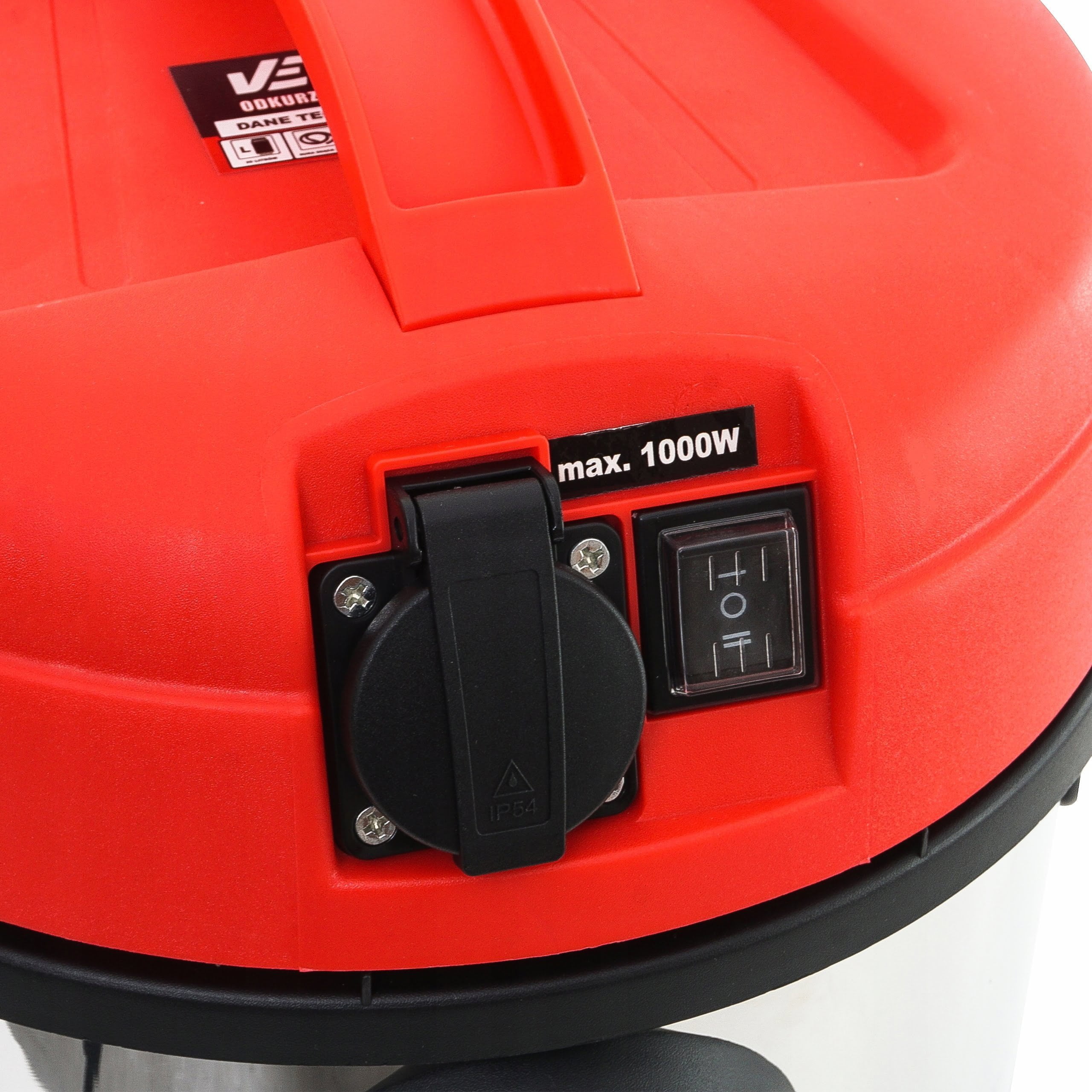 HEPA 20L industrijski gradbeni sesalnik 1200W mokro suhi + vtičnica 1000W 5 HEPA 20L industrijski gradbeni sesalnik 1200W mokro suhi + vtičnica 1000W - slika 3