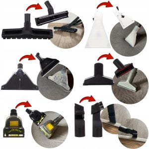 a collage of vacuum cleaners
