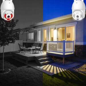 WIFI wireless rotating 2MPX full HD IR video surveillance camera