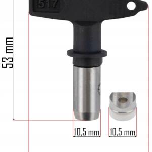 Univerzralni set šobe za airless pištole